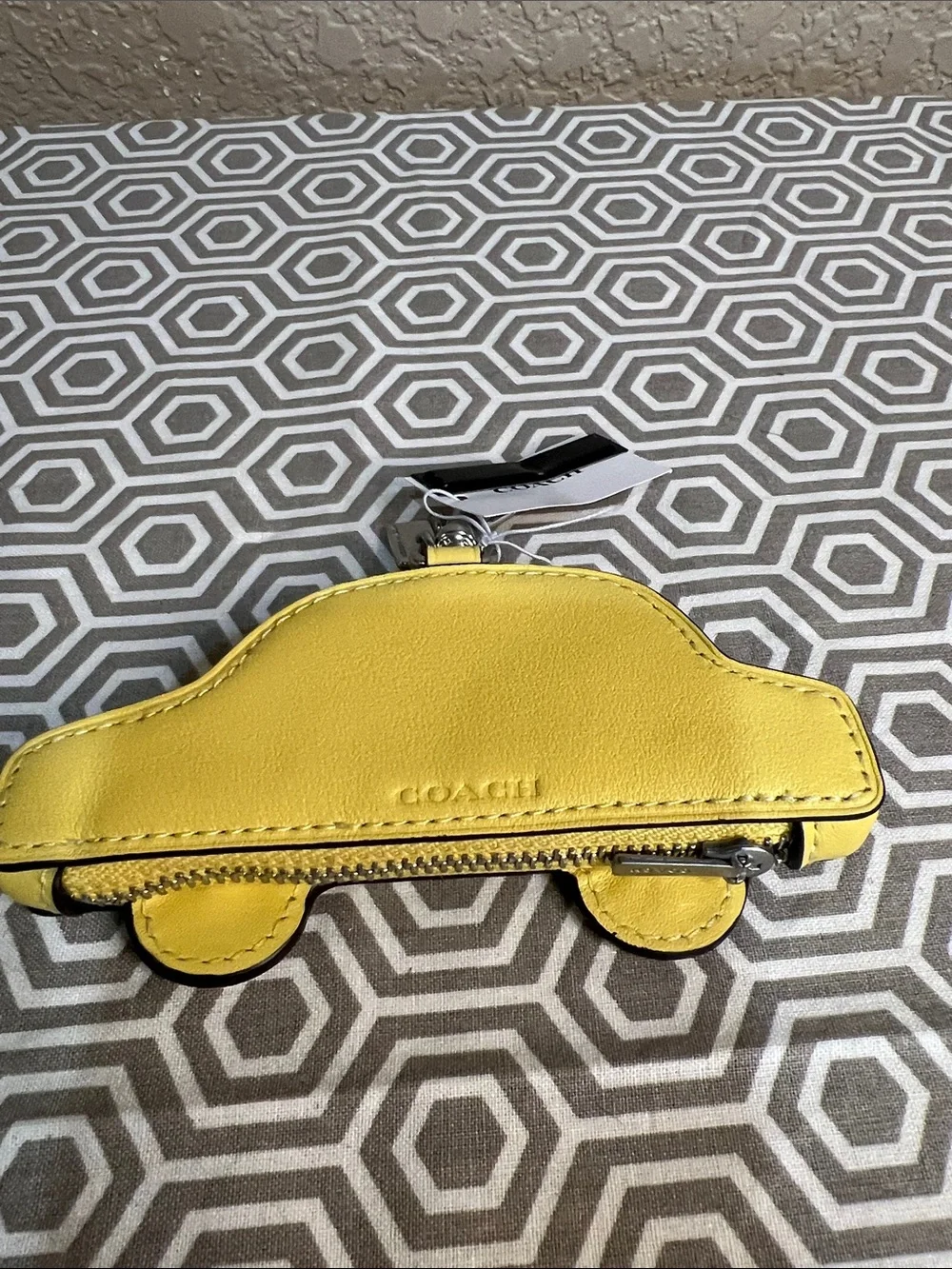 Coach leather car